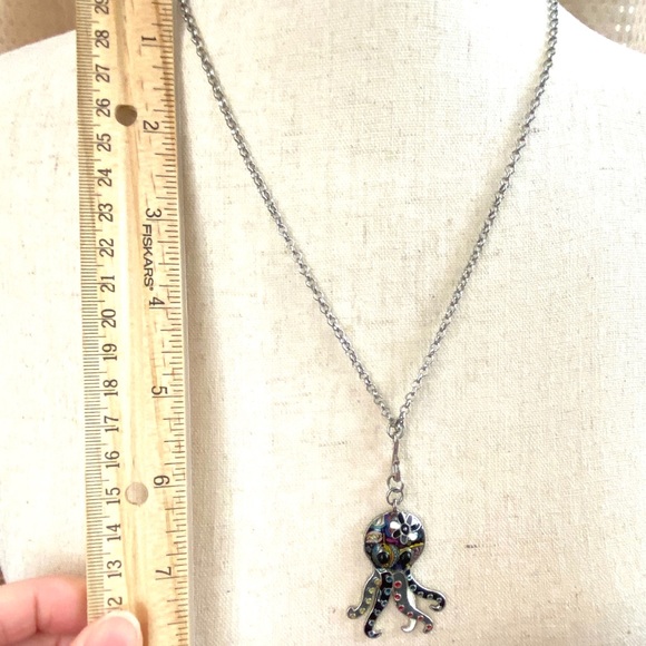 Decorative Octopus Pendant Necklace - Picture 8 of 11